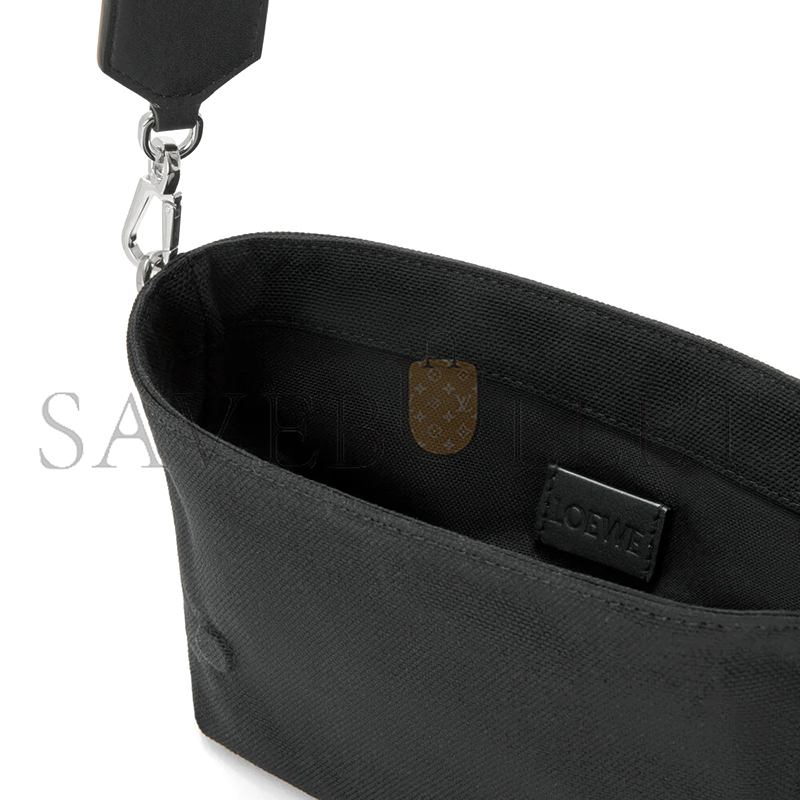 LOEWE MINI FLEX MESSENGER IN CANVAS AND SUEDE CFLXPKPX01 (19*14*5cm)